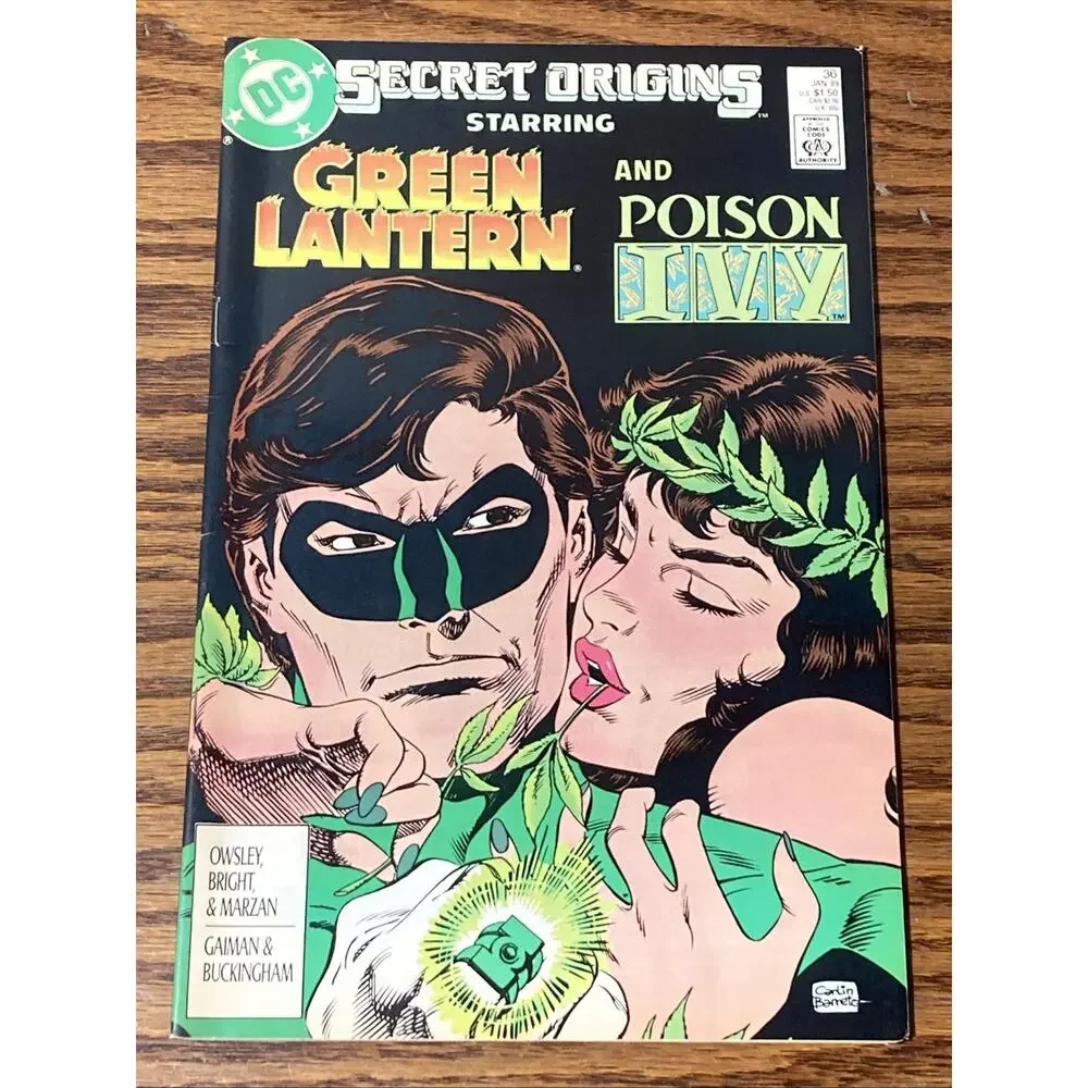 Secret Origins #36 Green Lantern and Poison Ivy (DC Comics, 1989) Neil Gaiman